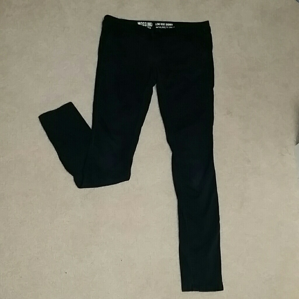 Black Low Rise Skinny pants Mossimo supply co.